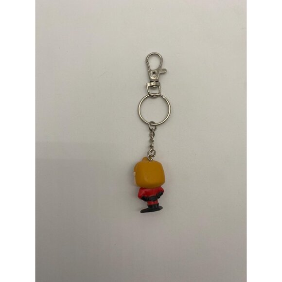Upcycled Disney Doorables Mr. Incredible Figurine Keychain - Vintage Toy Purse - Picture 2 of 3